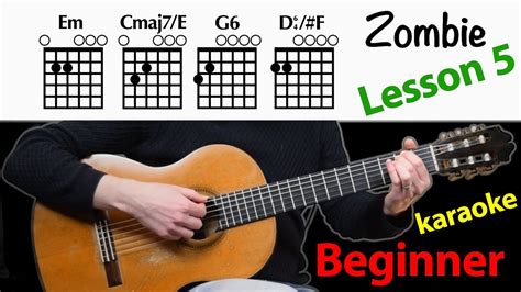 ZOMBIE CHORD - How to Play Zombie by The Cranberries on Guitar