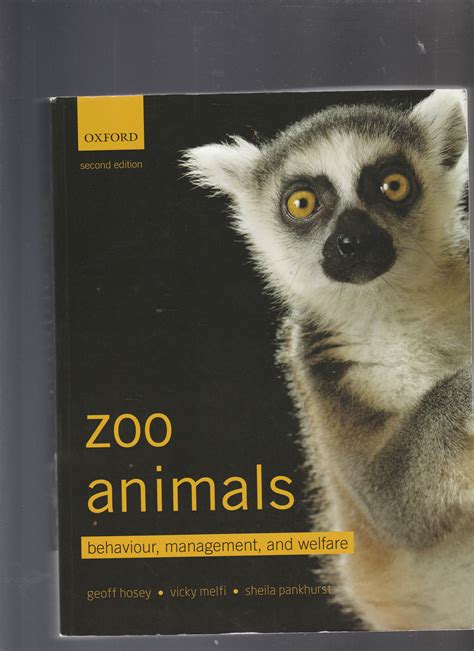 Zoo Animals Behaviour Management And Welfare