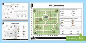 Zoo Coordinates Worksheets How To Teach Coordinates Math Math Zoo - Math Zoo