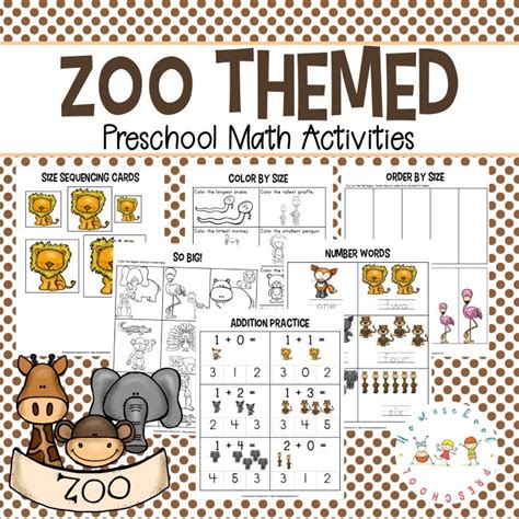 Zoo Story Arithmetickles Zoo Math - Zoo Math
