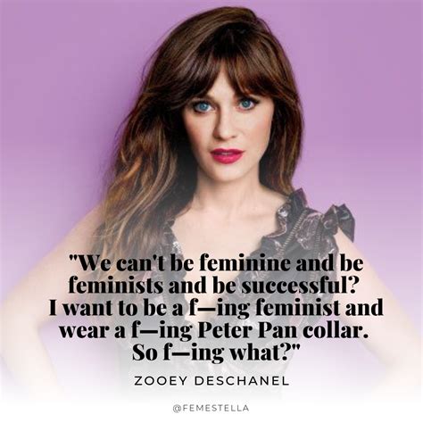zooey deschanel feminist rant