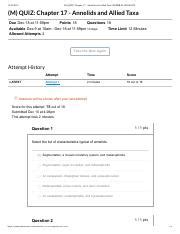 Zoology Chapter 17 Annelids Questions Answers Flashcards Annelid Worksheet Answers - Annelid Worksheet Answers