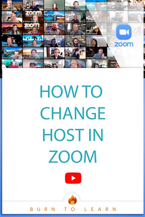 zoom how to make someone else the host before the meeting