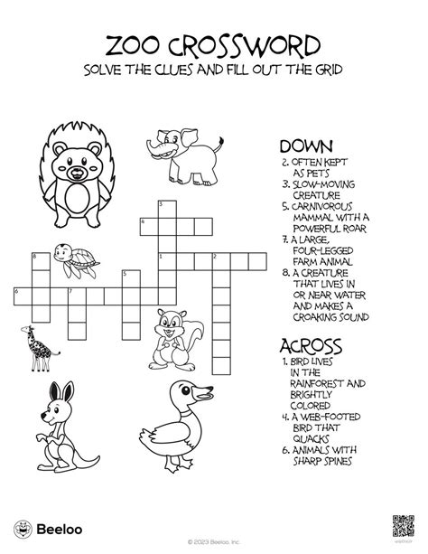 zoos Crossword Clues