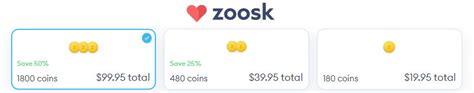 zoosk payment options