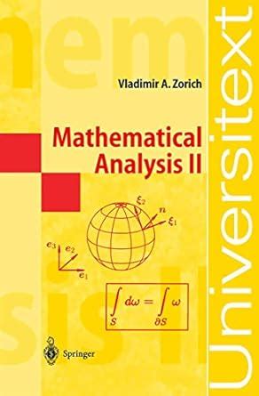 Zorich Mathematical Analysis