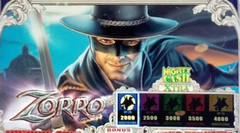 Zorro pokie machine featuring the masked hero