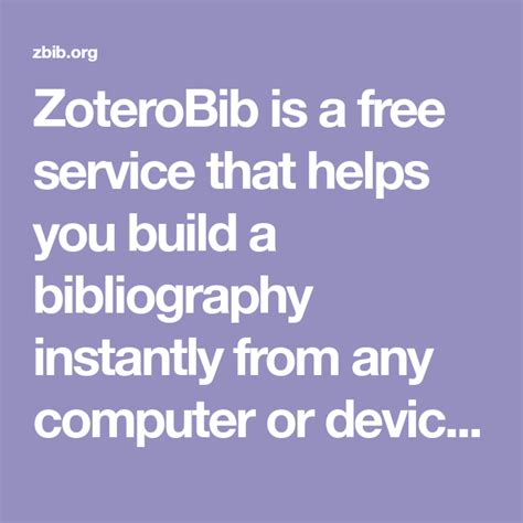 Zoterobib Fast Free Bibliography Generator Mla Apa Chicago Writing A Bibilography - Writing A Bibilography
