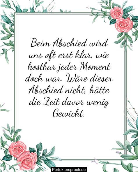 Zum Abschied Gedicht