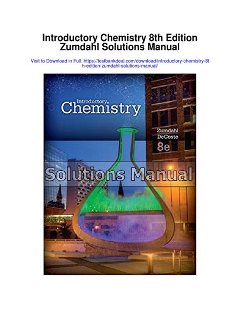 Read Online Zumdahl And Chemistry 8Th Edition Solutions 