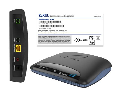 zyxel modem lampjes