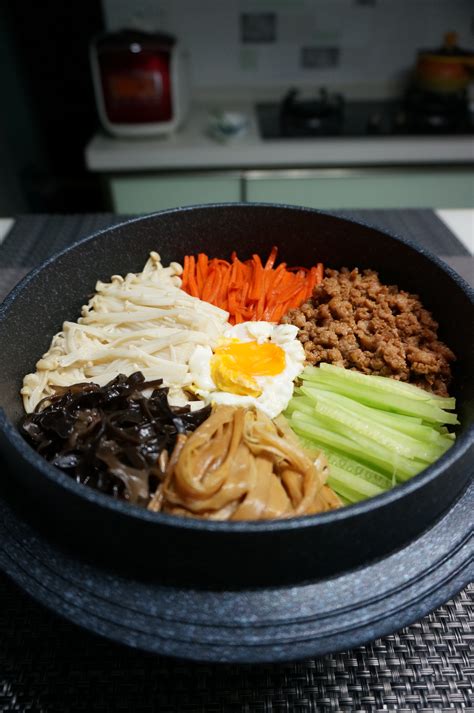 韩式石锅拌饭家庭版