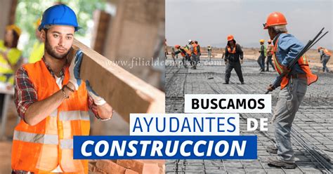 ﻿ayudante de construcción - descripción del trabajo