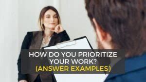 Comment Priorisez-Vous Votre Question D’Entrevue De Temps