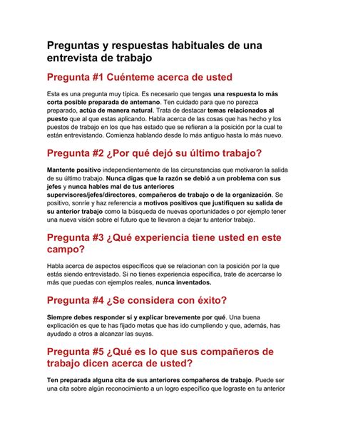 Cómo Responder Preguntas De Entrevista Ejemplos De Debilidad