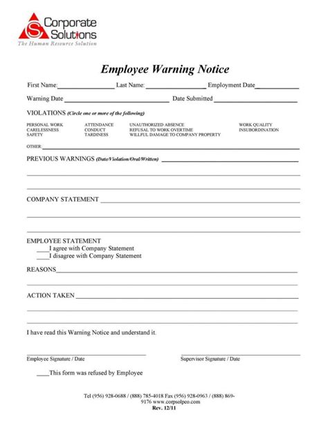 ﻿plantilla de correo electrónico de aviso de advertencia para empleados