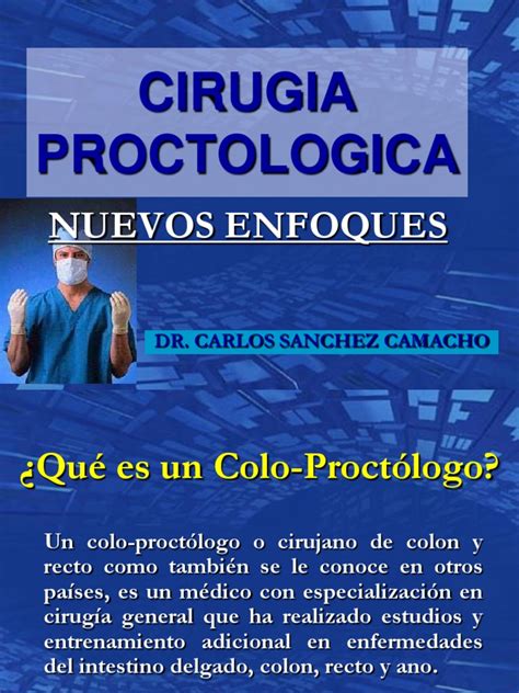 ﻿¿qué es un proctólogo?