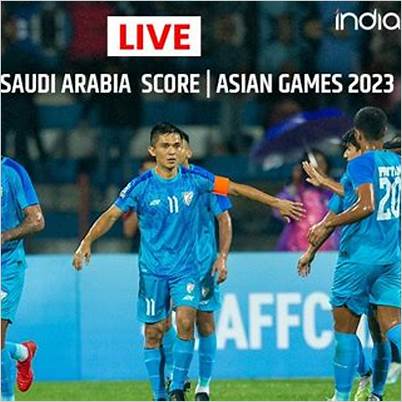 India vs Saudi Arabia football, Asian Games 2023 men’s spherical of 16, outcome and scores