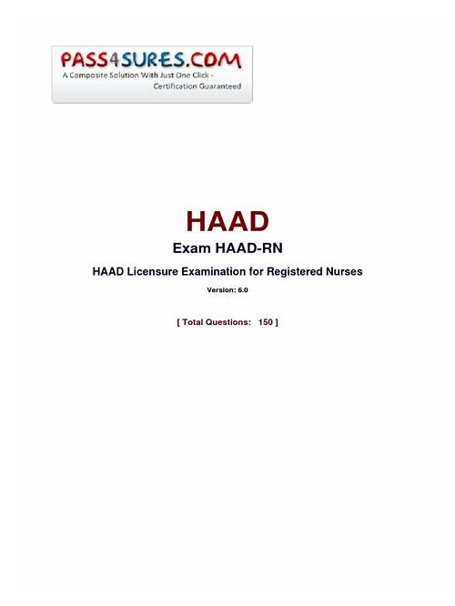 Test HAAD-RN Dates - HAAD Best HAAD-RN Preparation Materials