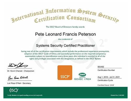 2022 High Pass-Rate 100% Free SSCP – 100% Free Authorized Pdf | System Security Certified Practitioner (SSCP) Test Questions